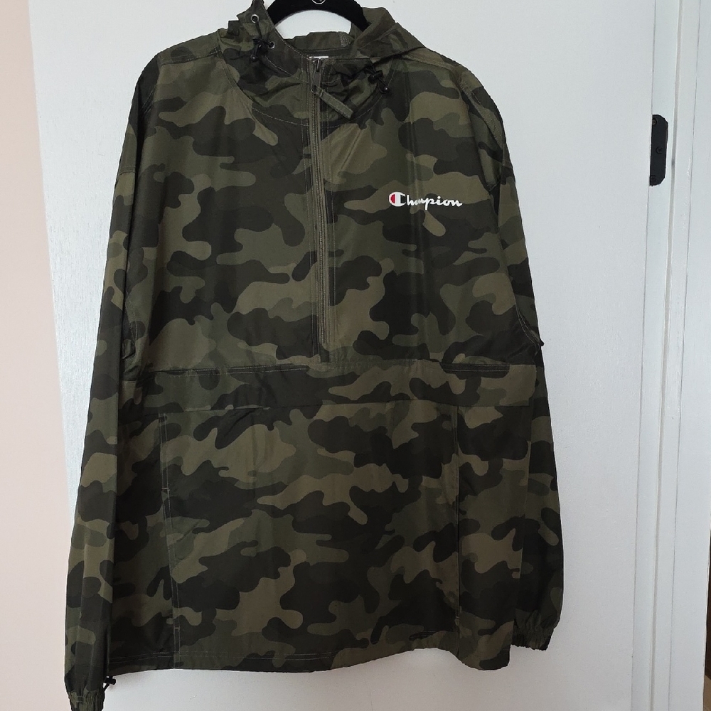 Champion Green Camouflage Hoodie